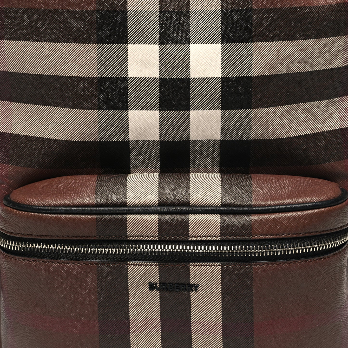 E-Canvas Check Jett Backpack Dark Birch Brown
