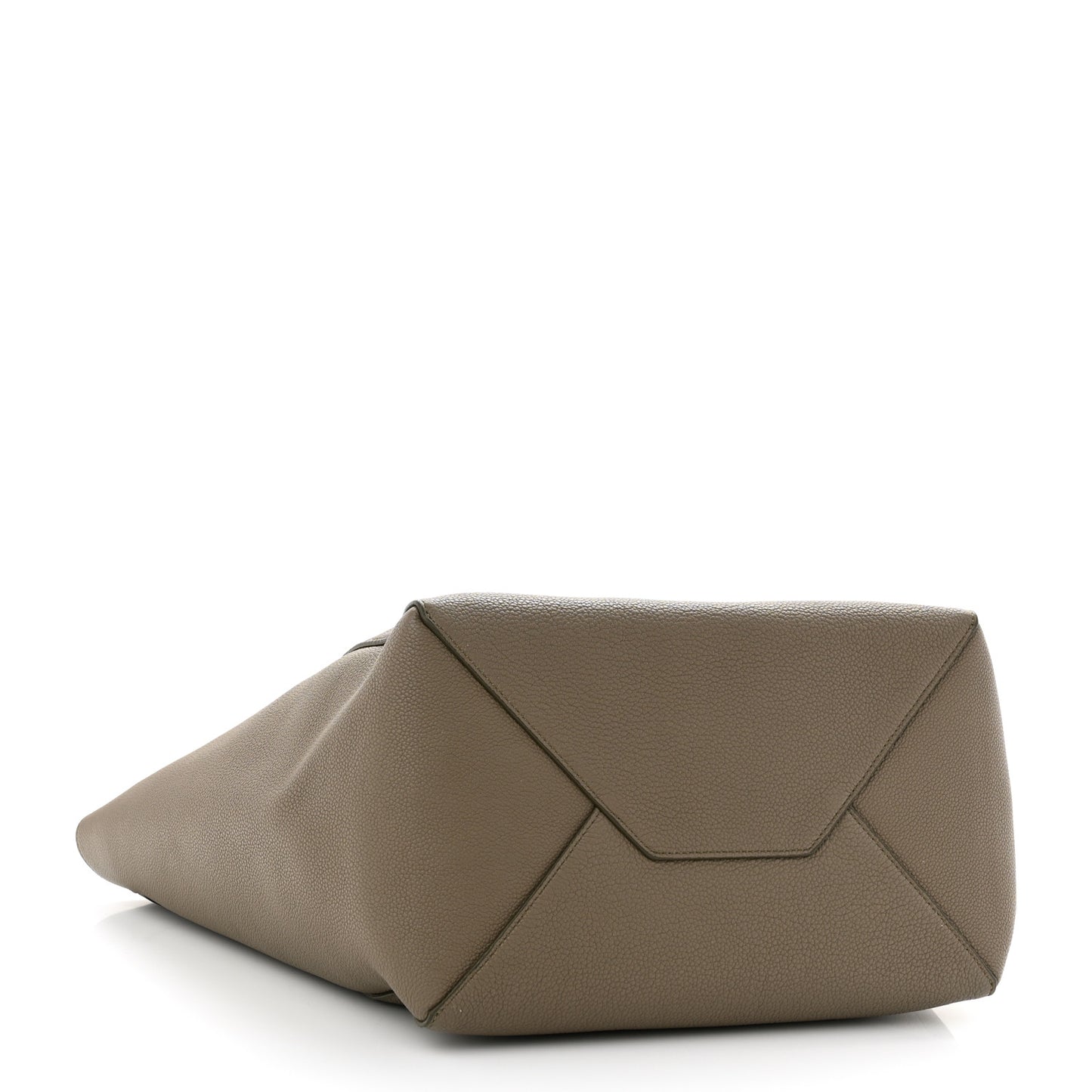 Soft Grained Calfskin Small Belt Cabas Phantom Taupe