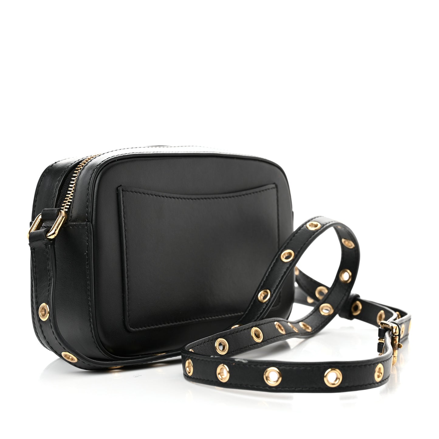 Calfskin 3.5 Camera Crossbody Bag Black