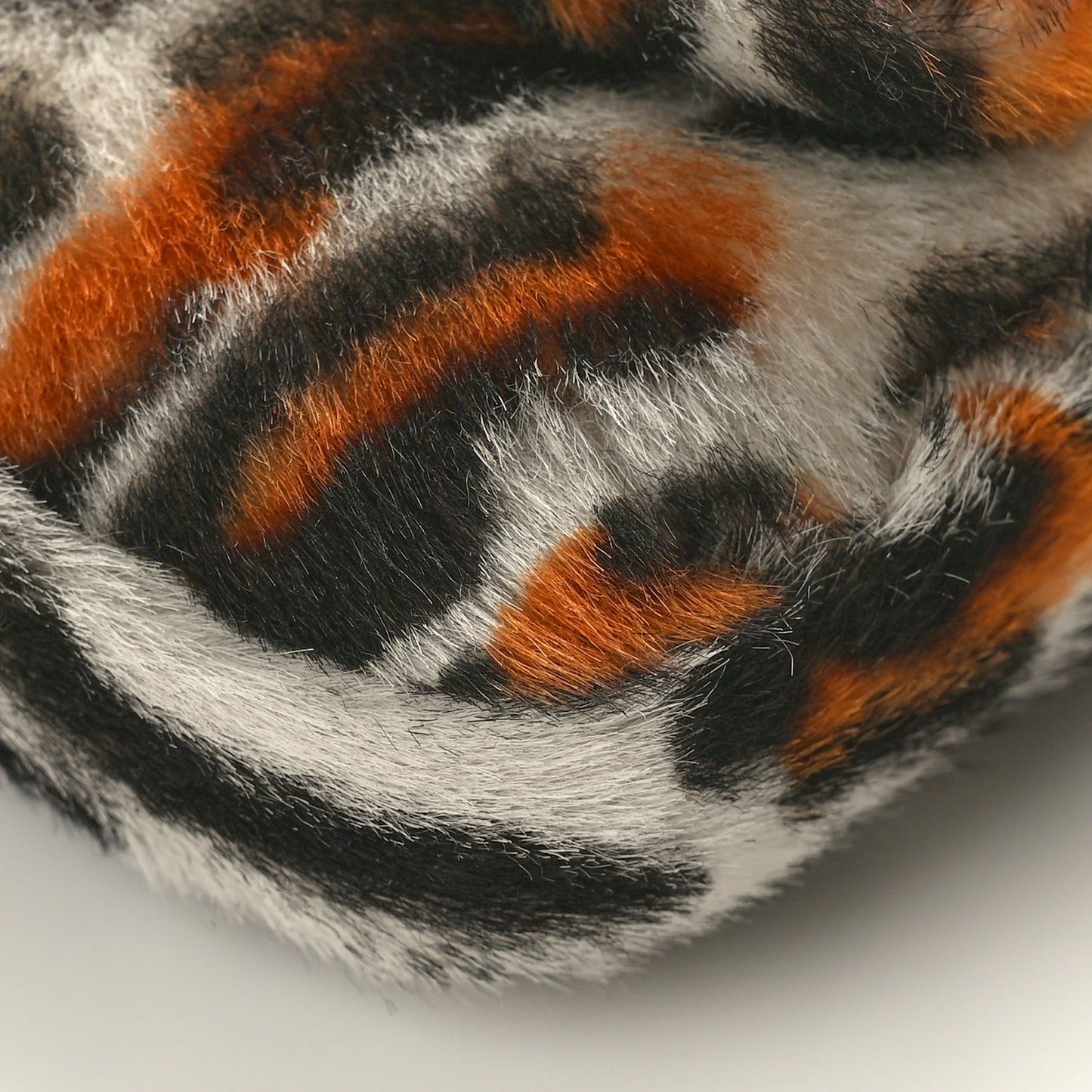 Calf Hair Leopard Print Phone Baguette Moro