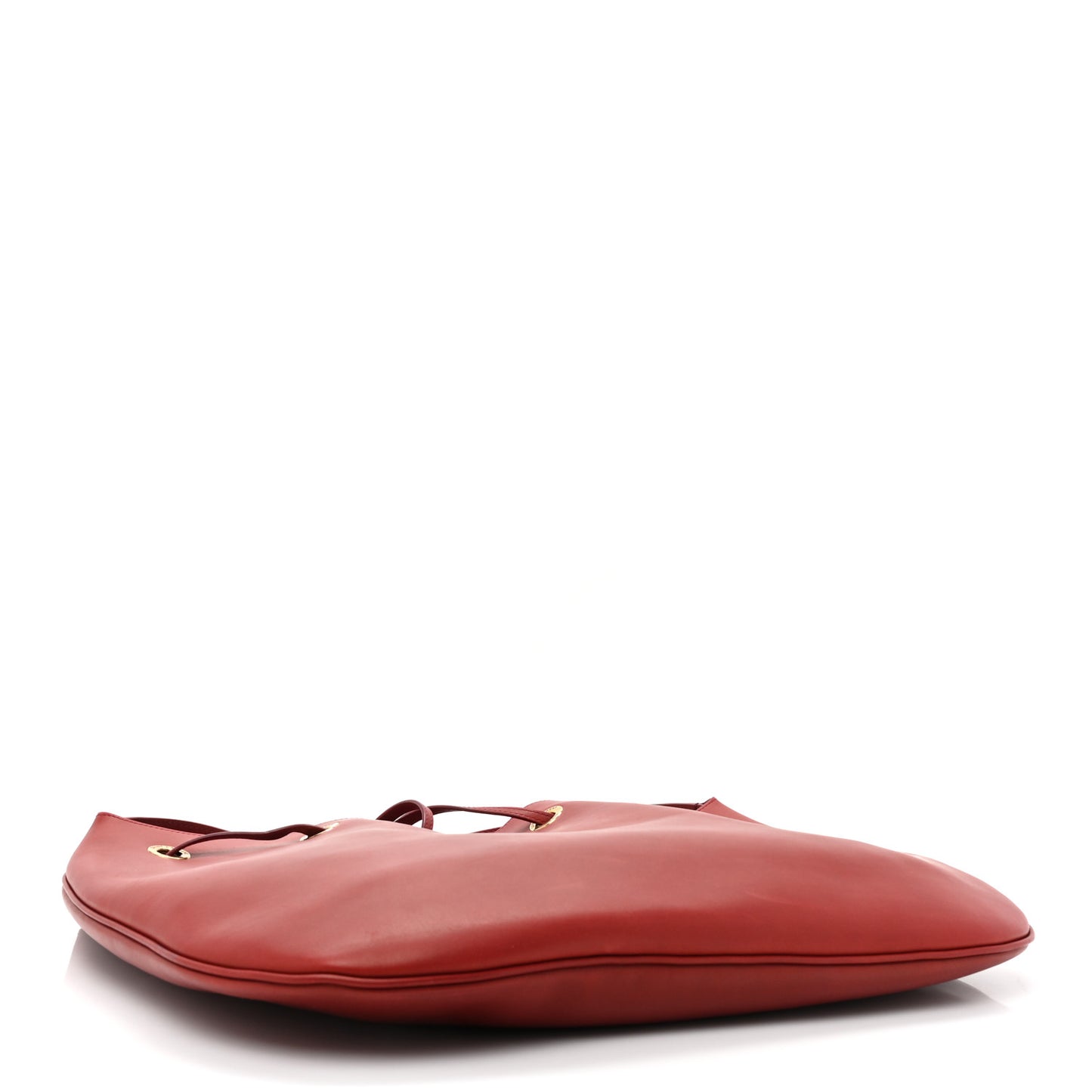 Smooth Calfskin Paris VII Large Flat Hobo Red