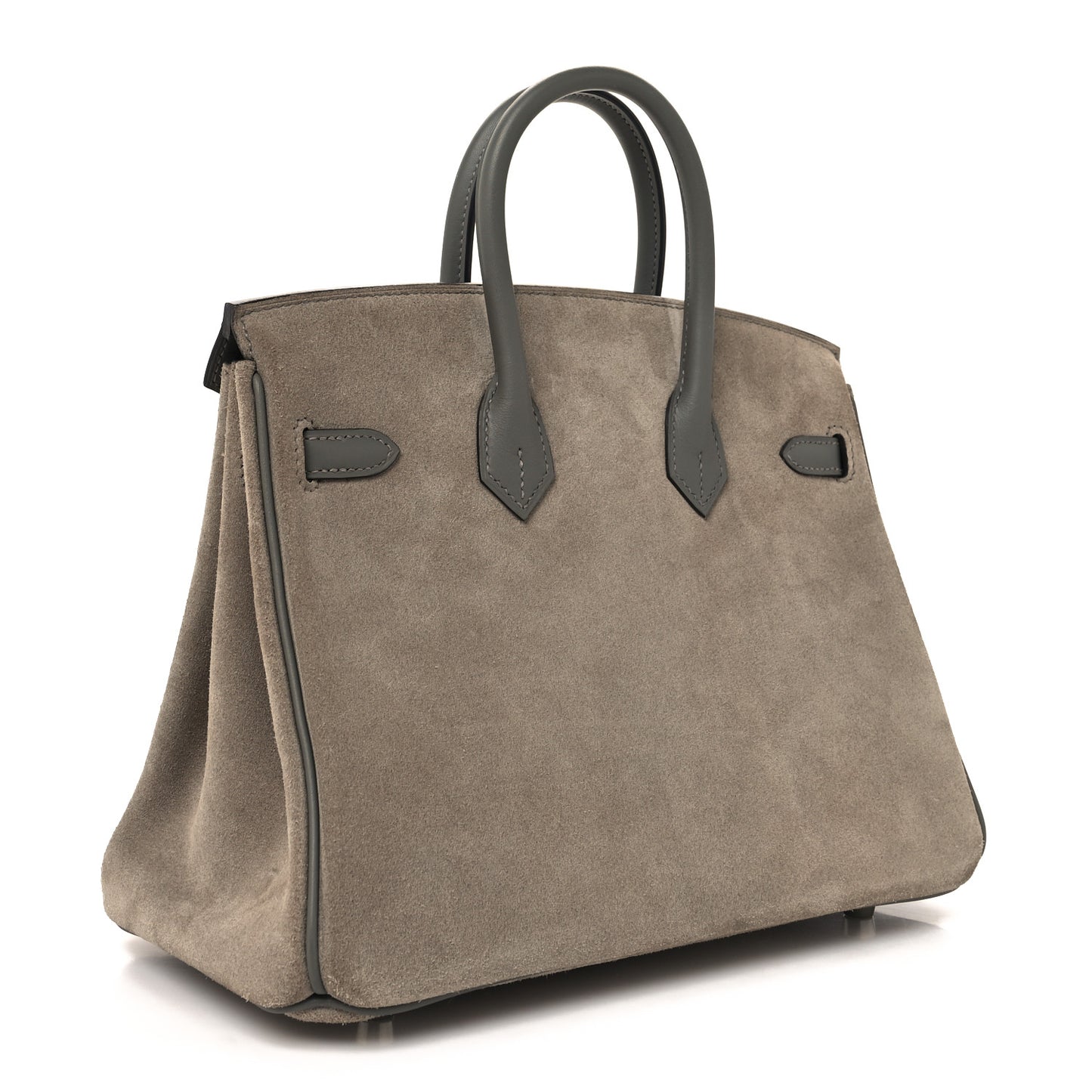 Veau Doblis Swift Grizzly Birkin 25 Gris Meyer Gris Caillou