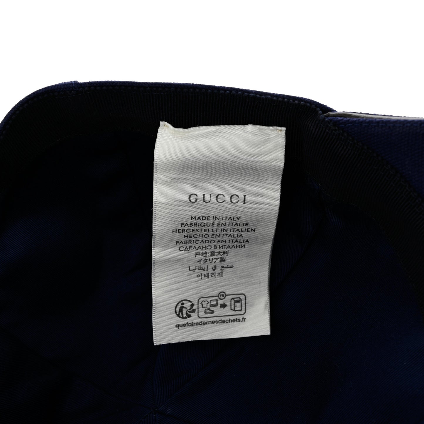 Cotton Web Baseball Hat M Navy