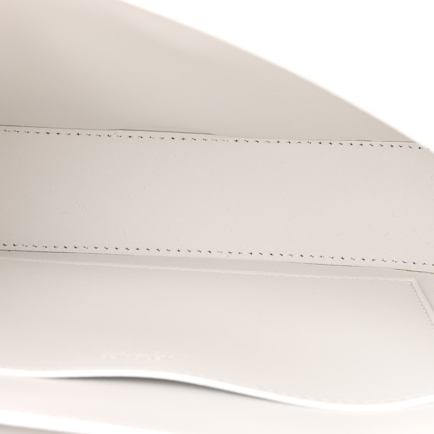Versace Calfskin Large Greca Goddess Shoulder Bag White 5 of 14