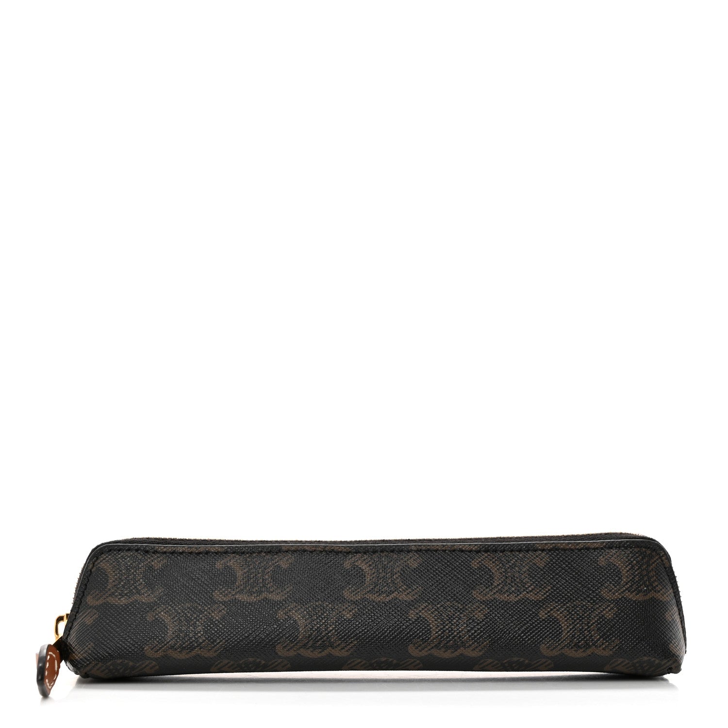 Celine Triomphe Canvas Pencil Case Black 1418094 – FASHIONPHILE