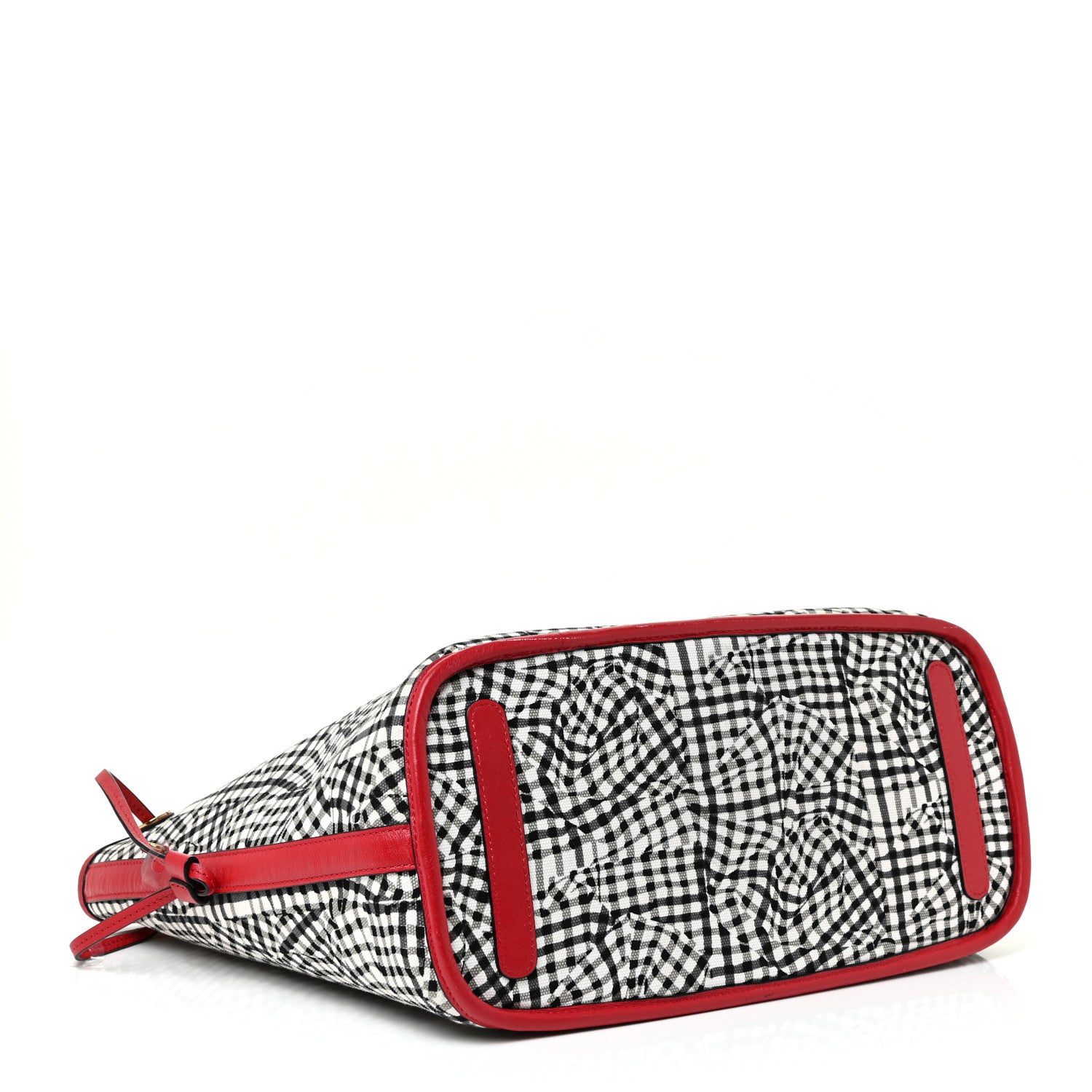 MCM Visetos Medium Liz Reversible Shopper Tote Ruby Red 13 of 23