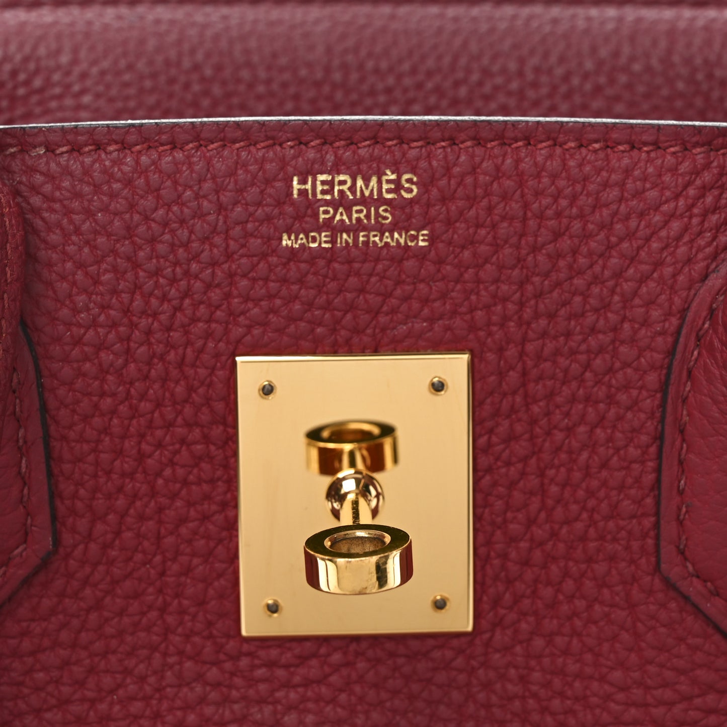 Togo BIRKIN 30 Rouge Grenat
