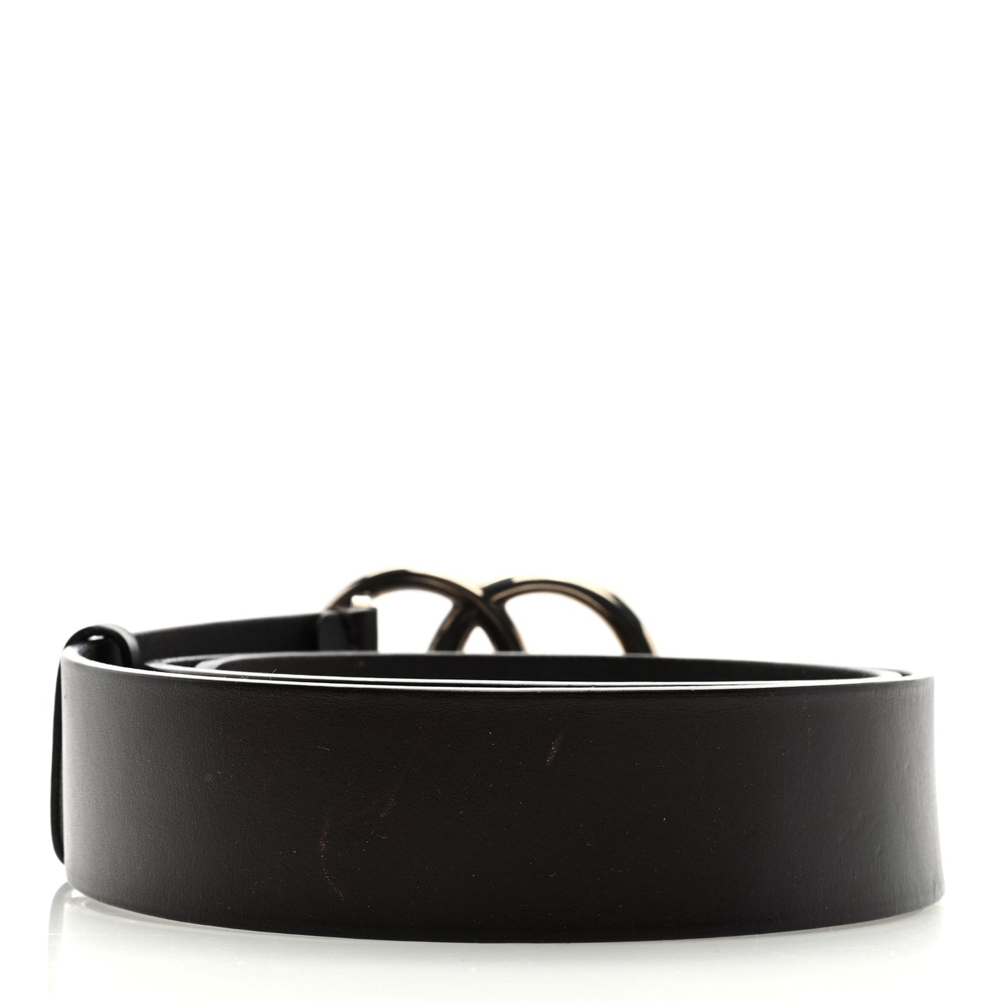 Smooth Calfskin Double G 40mm Belt 90 36 Dark Brown