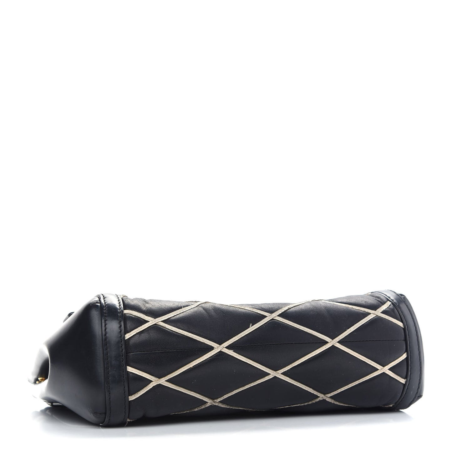 Lambskin Malletage Pochette Flap Black
