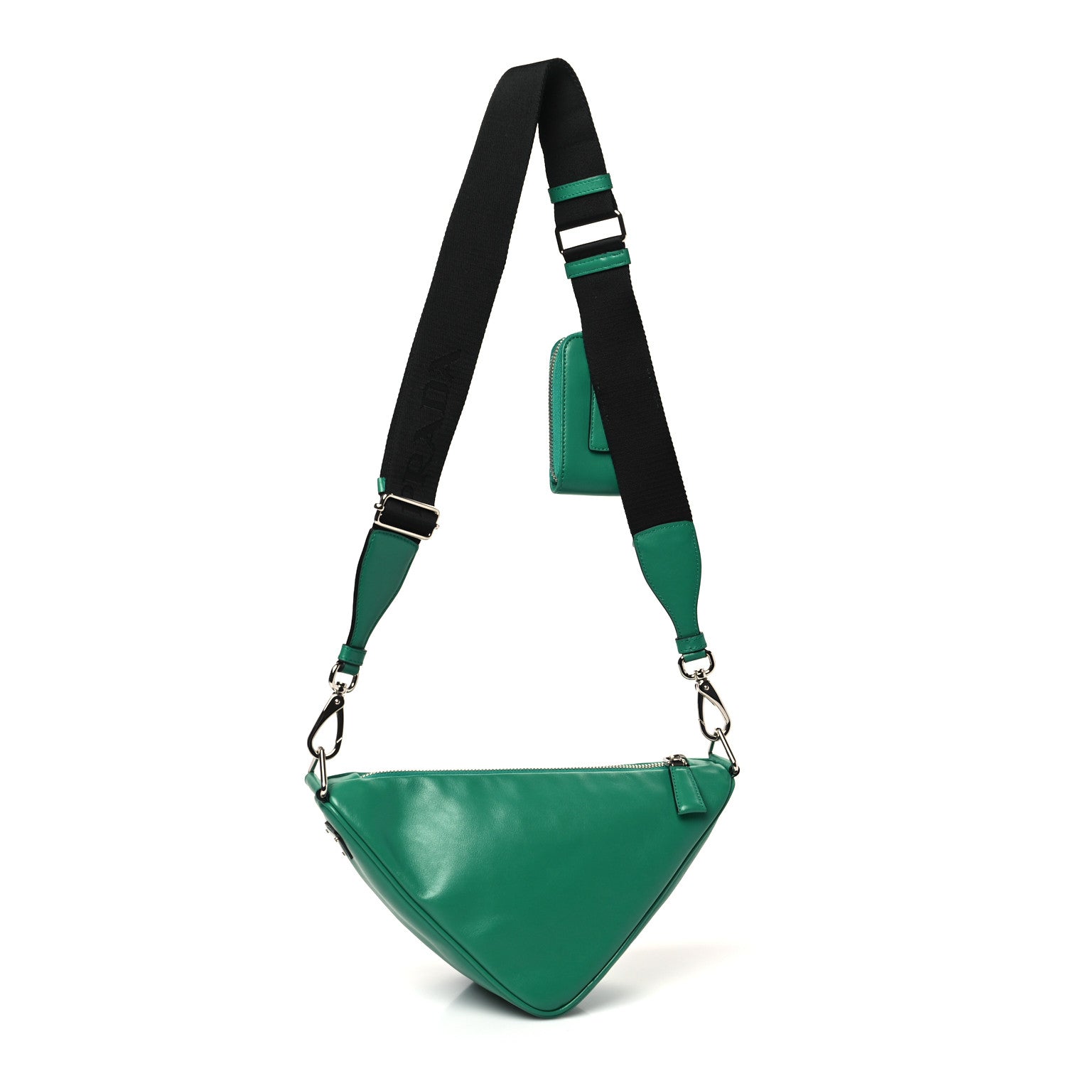 Prada Grace Lux Triangle Shoulder Bag Mango 3 of 9