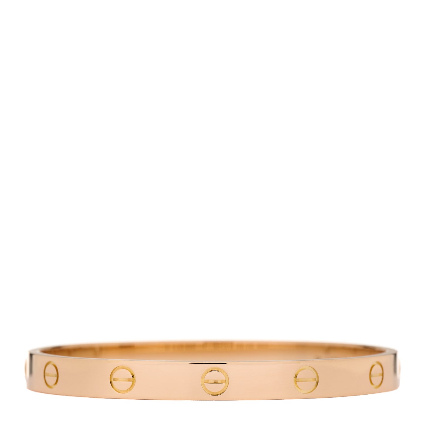 18K Pink Gold LOVE Bracelet 17