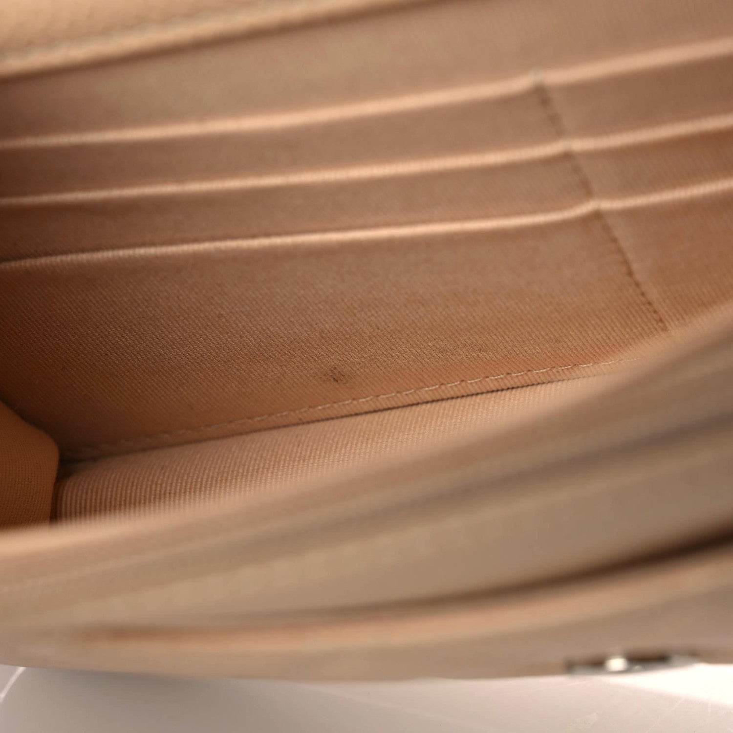 Chanel Caviar Quilted Wallet On Chain WOC Beige 13 of 15