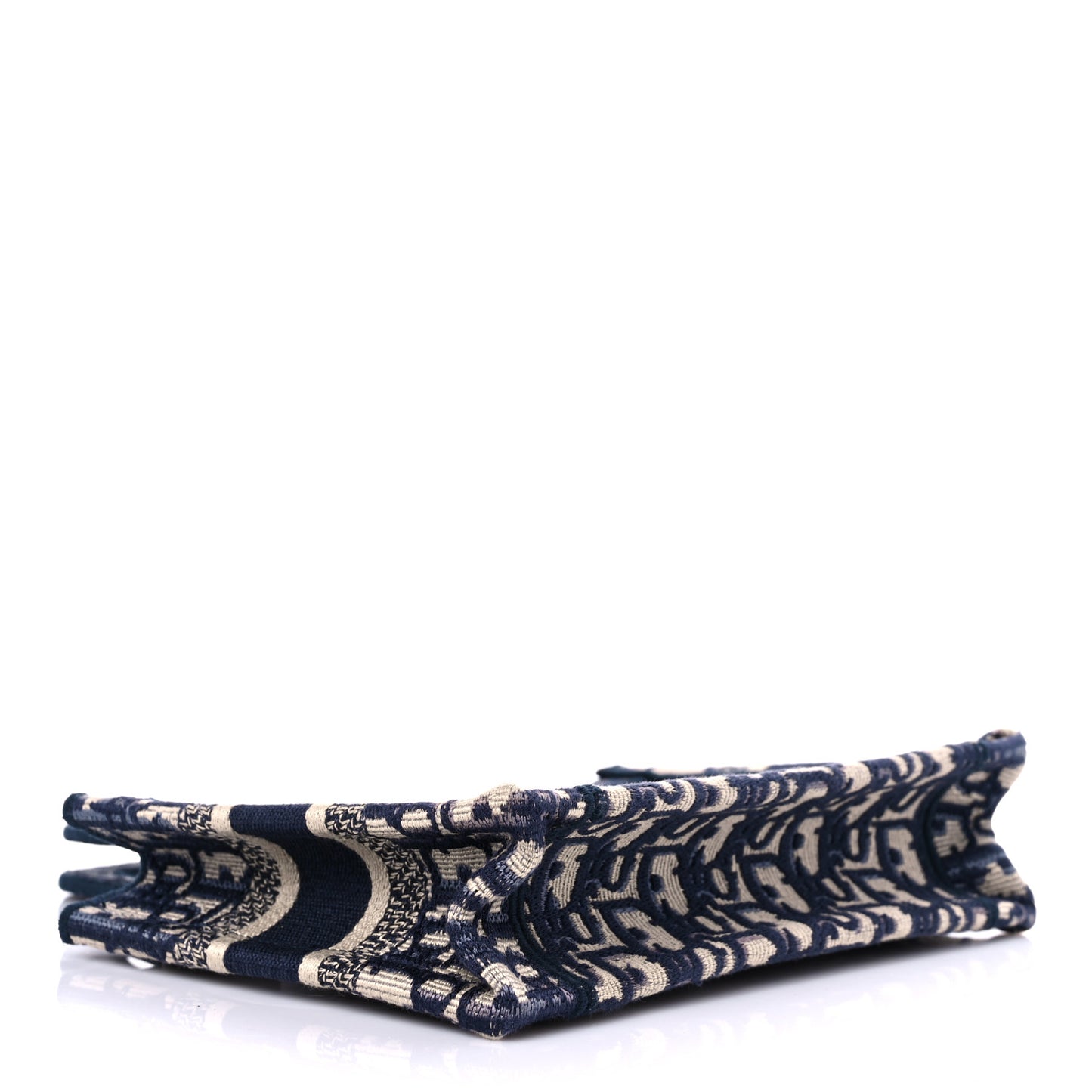 Oblique Mini Book Tote Blue Multicolor
