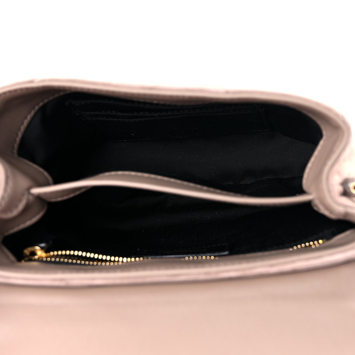 Suede Toy Loulou Shoulder Bag Fog