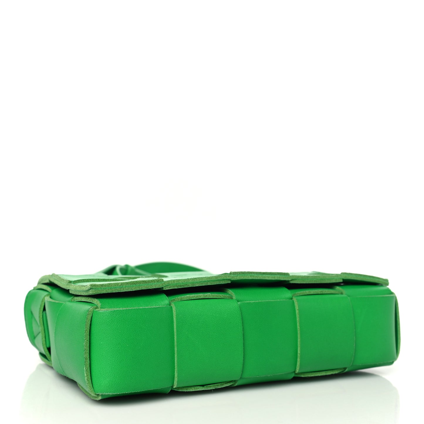 Lambskin Maxi Intrecciato Cassette Crossbody Bag Parakeet