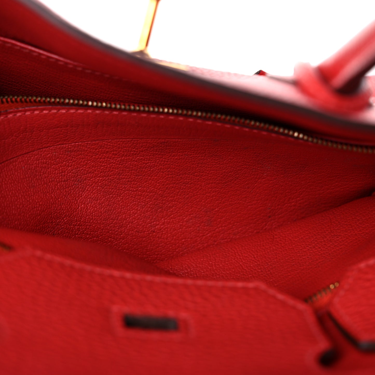 Togo Birkin 35 Rouge Pivoine