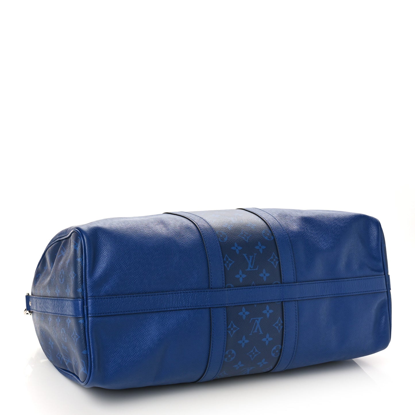 Taiga Monogram Eclipse Keepall Bandouliere 50 Pacific Blue
