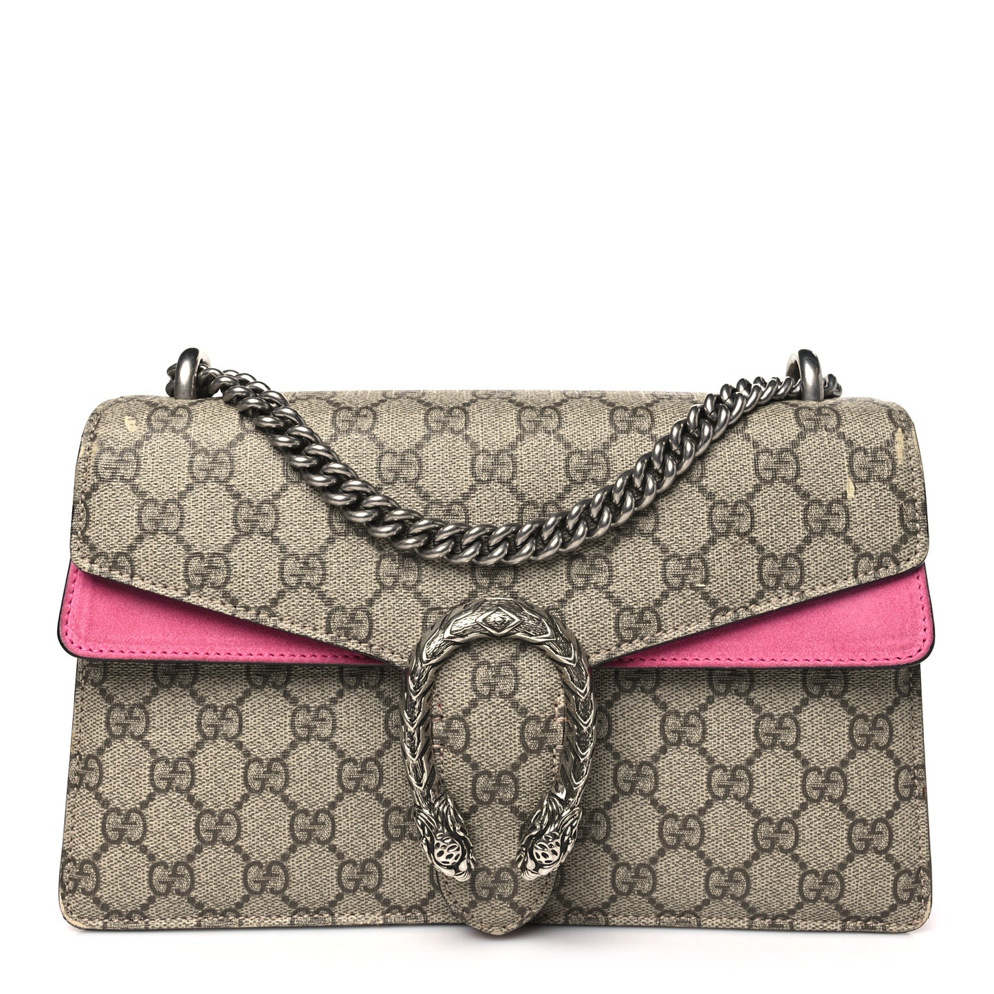 GG Supreme Monogram Small Dionysus Shoulder Bag Pink
