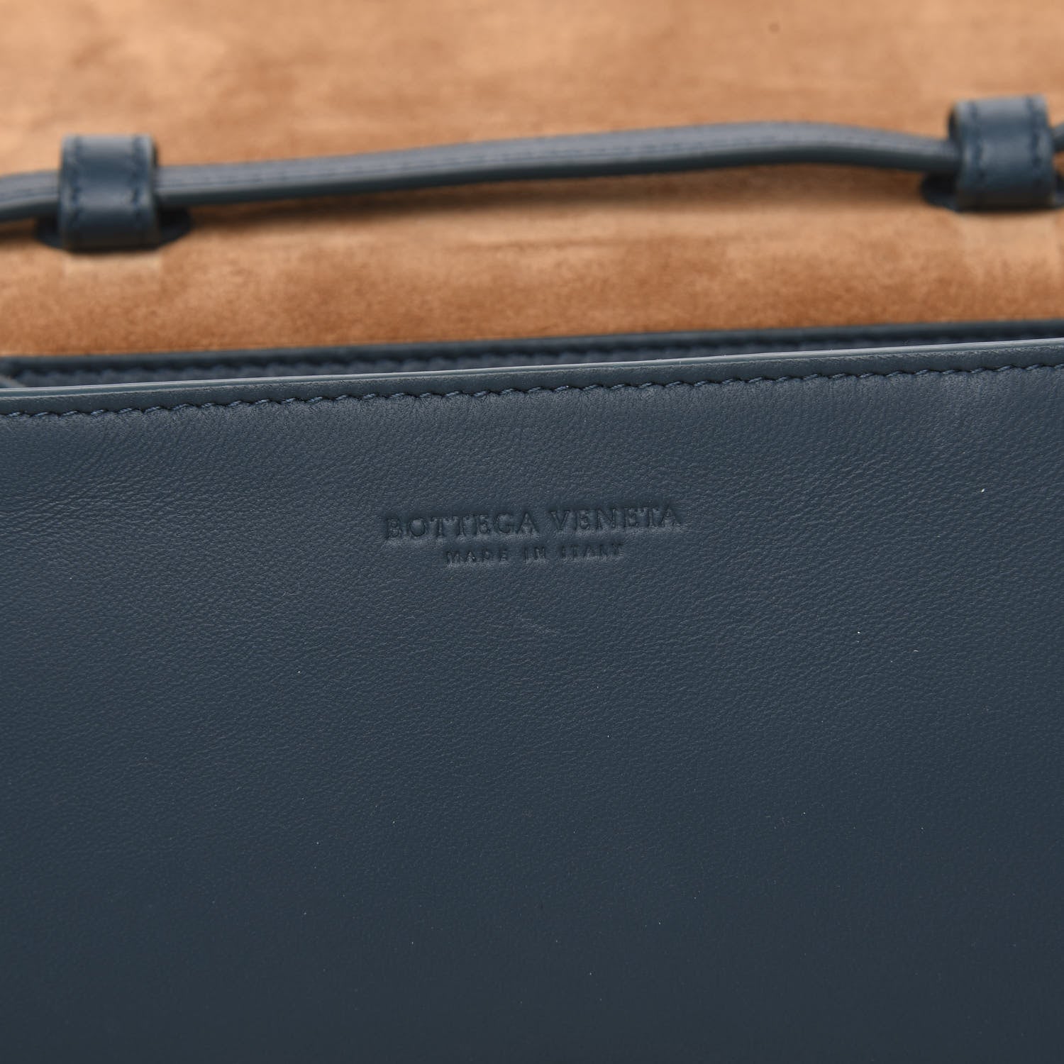 Bottega Veneta Lambskin Maxi Intrecciato Mini Cassette Crossbody Bag Petrol Blue 6 of 8