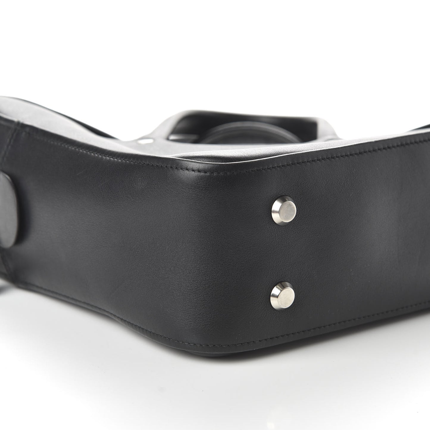 Calfskin S Triangle Duffle Black