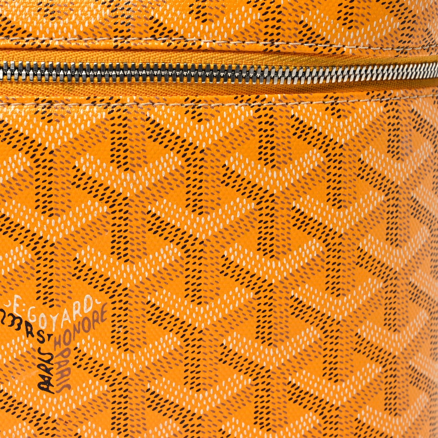 Goyardine Muse Vanity Case Yellow