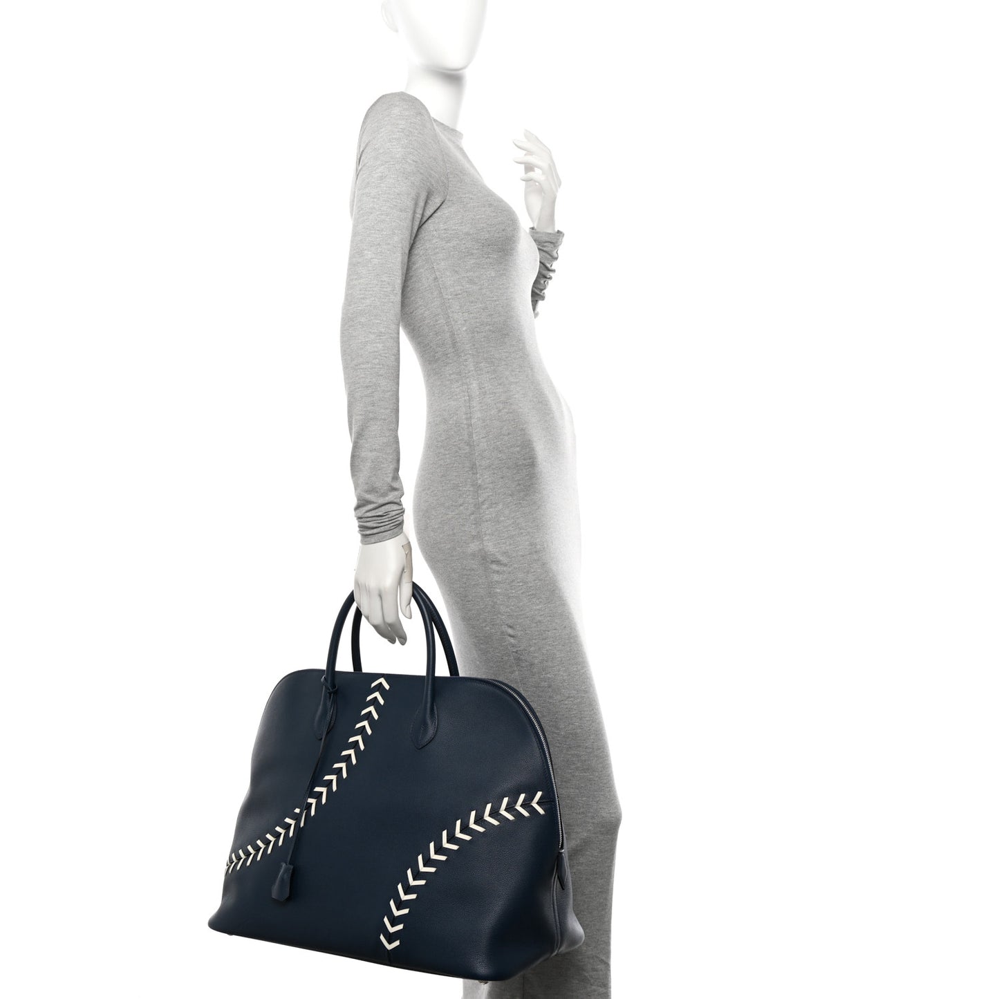 Evercolor 1923 Bolide 45 Baseball Bag Bleu De Malte Blanc