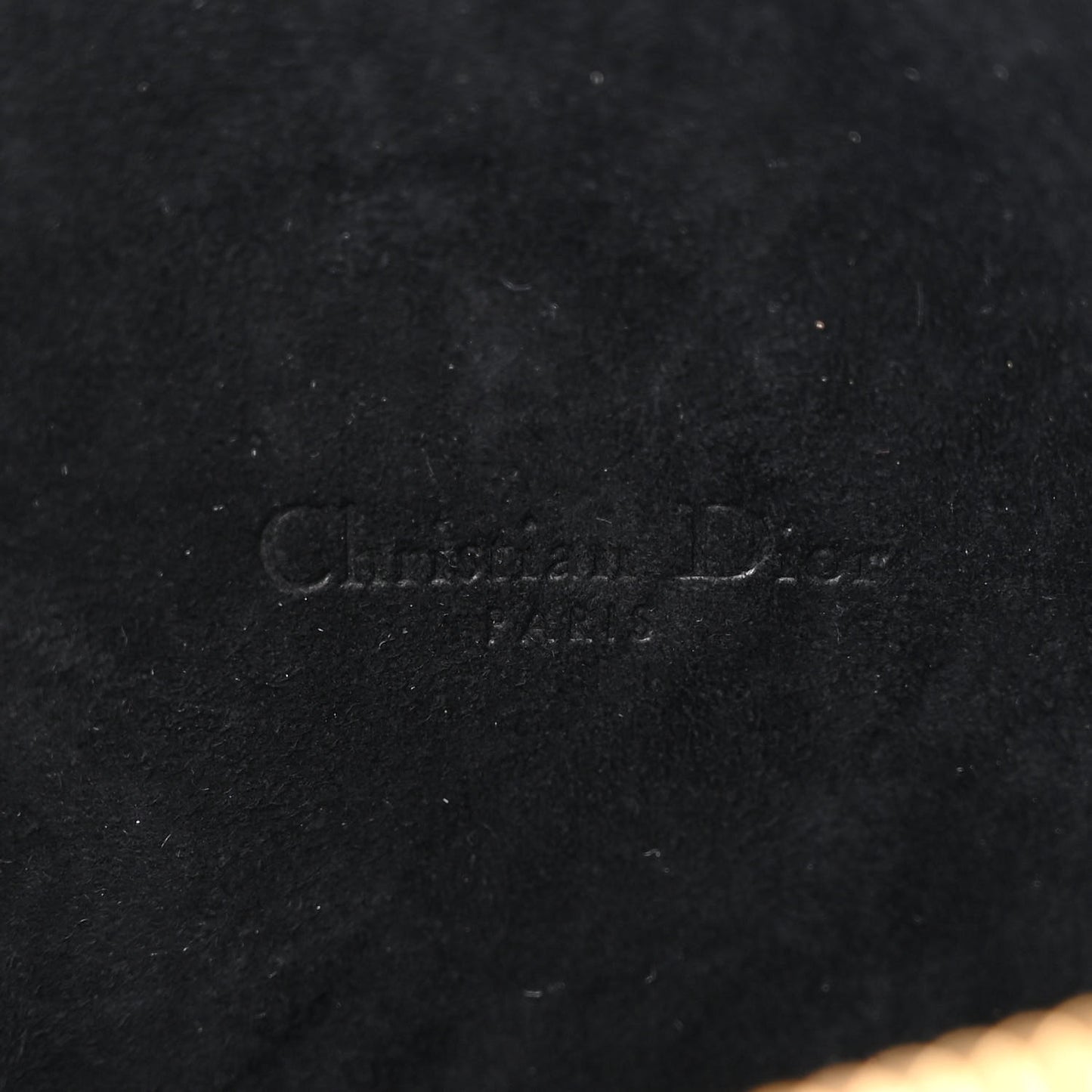 Grained Calfskin Caro Double Pouch Black