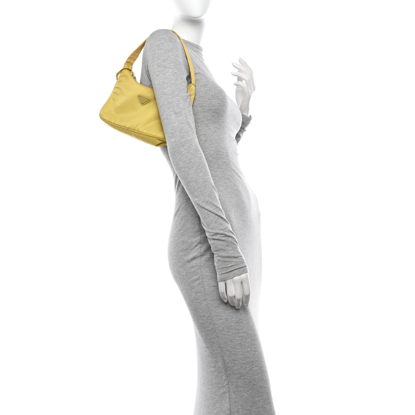 Tessuto Nylon Saffiano Mini Re-Edition 2000 Bag Ananas