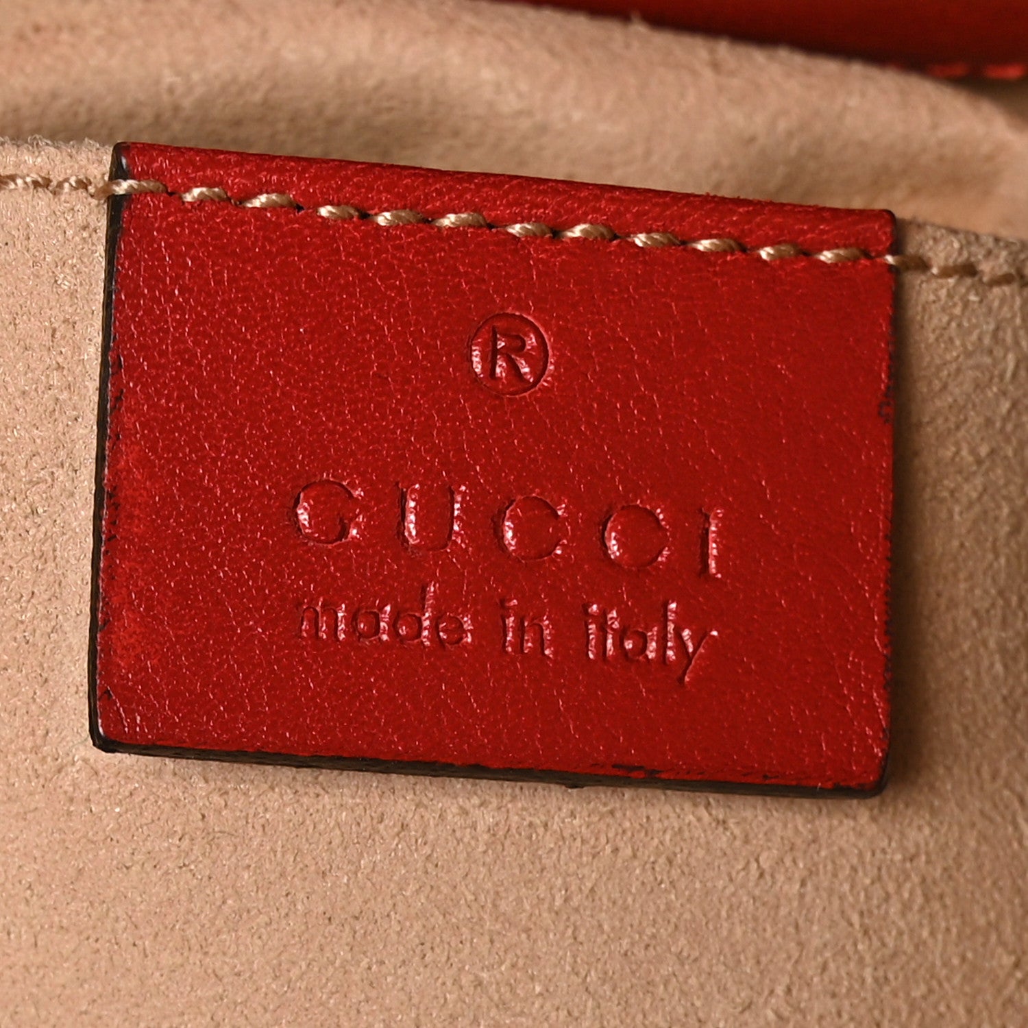 Gucci Calfskin Matelasse GG Marmont Flap Backpack Hibiscus Red 6 of 8