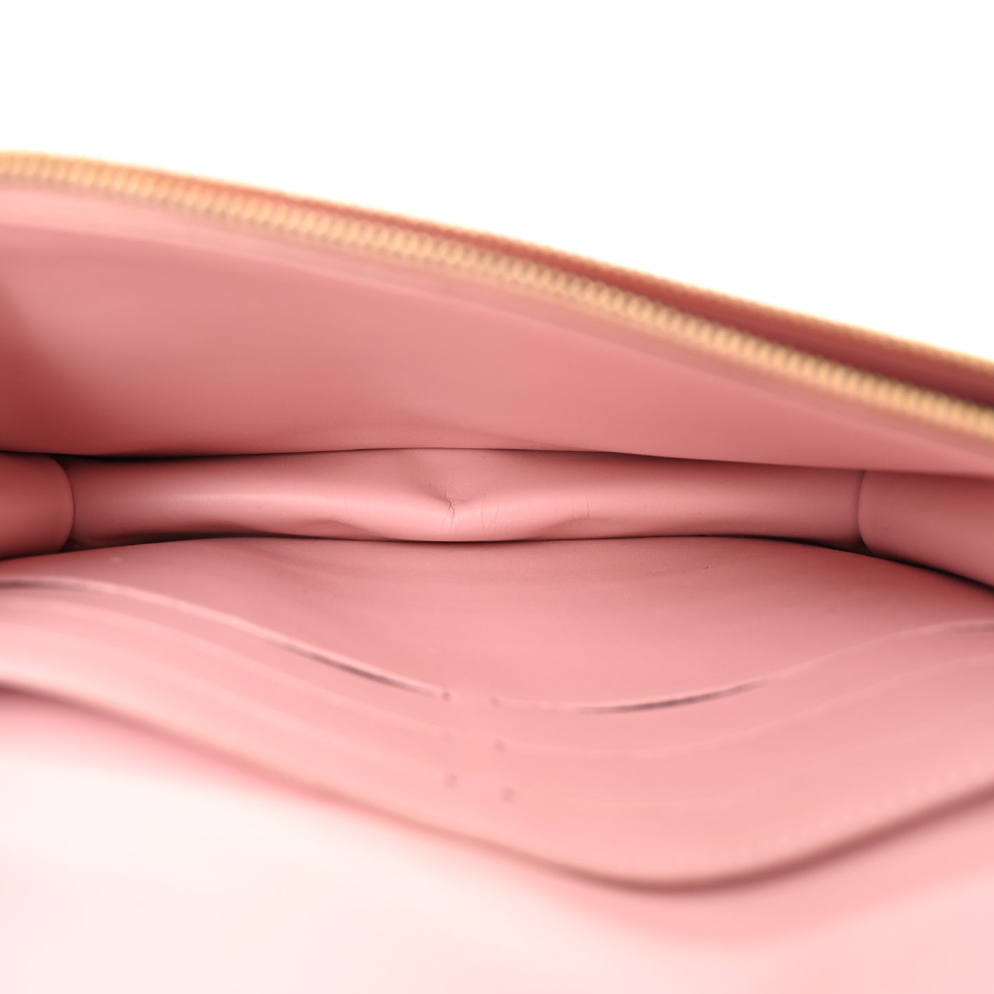 Monogram Flore Chain Wallet Rose Ballerine