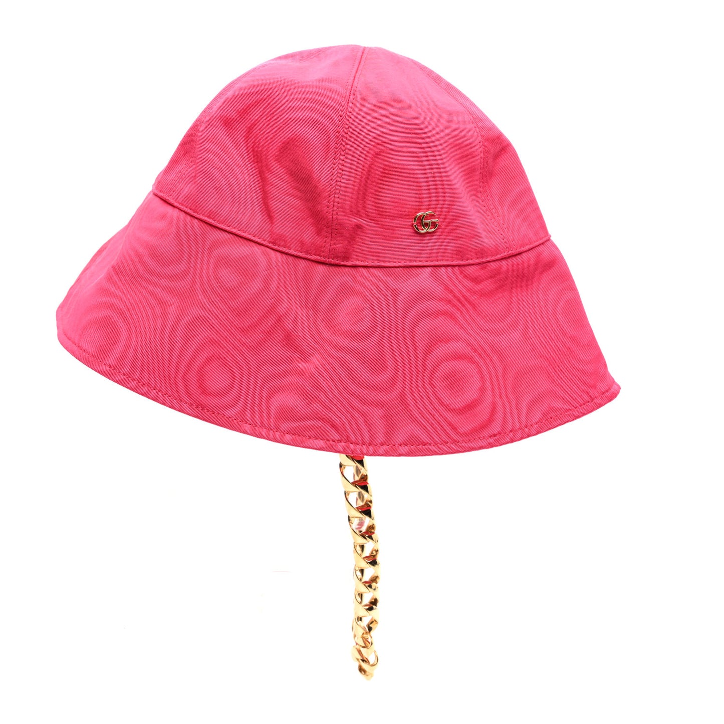 Nylon GG Elevation Clock Moiret Mirage Bucket Hat M Lampone