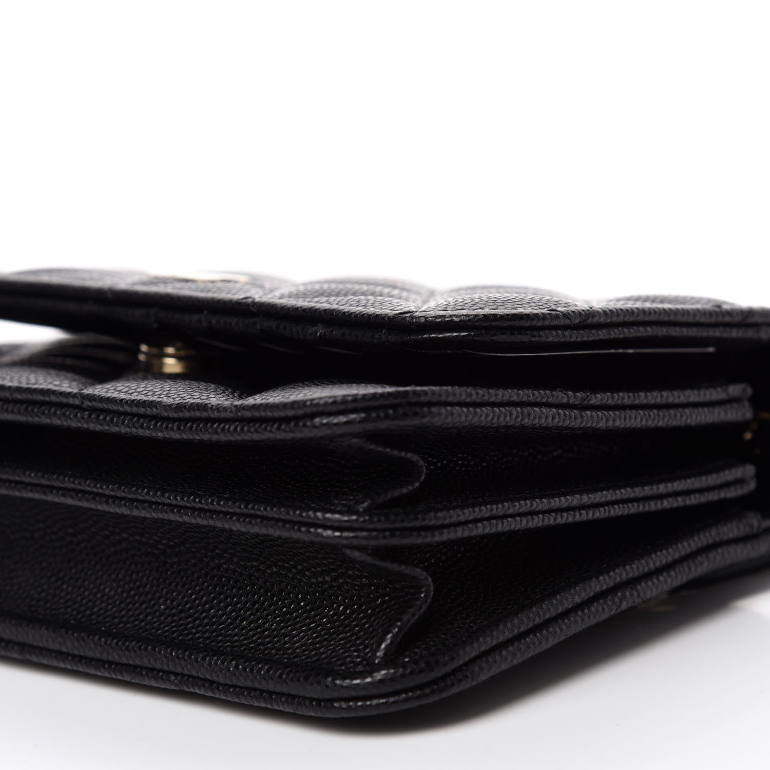 Chanel Caviar Quilted Mini Wallet On Chain WOC Black 7 of 10