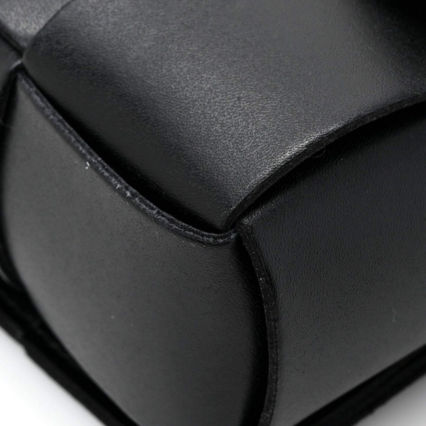 Nappa Maxi Intreccio The Belt Cassette Bag Black