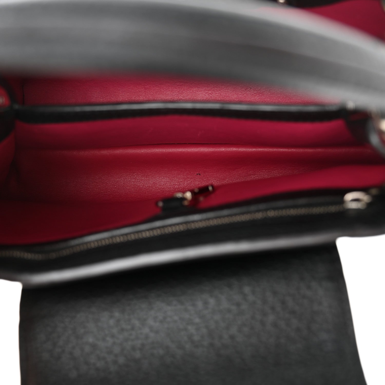 Louis Vuitton Taurillon Capucines BB Black 6 of 13