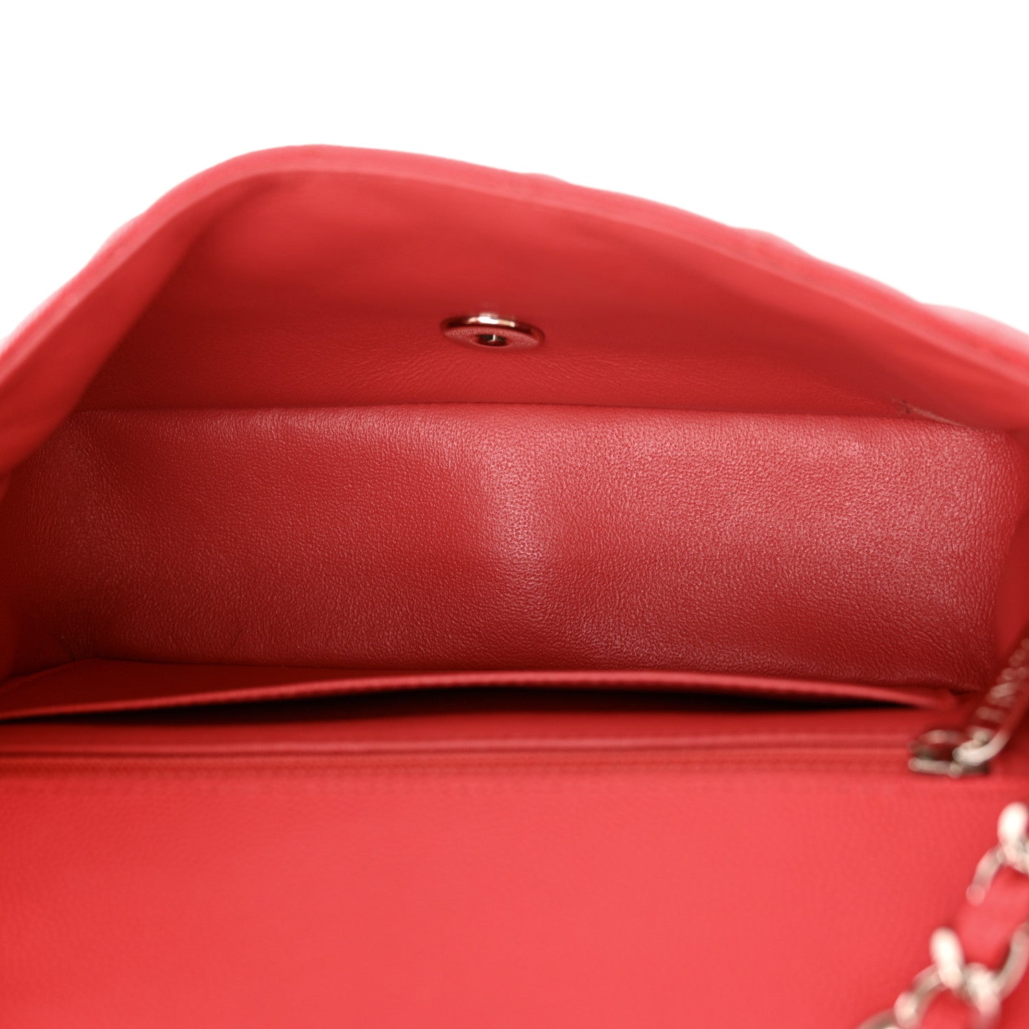 Chanel Caviar Quilted Mini Rectangular Flap Light Red 5 of 10
