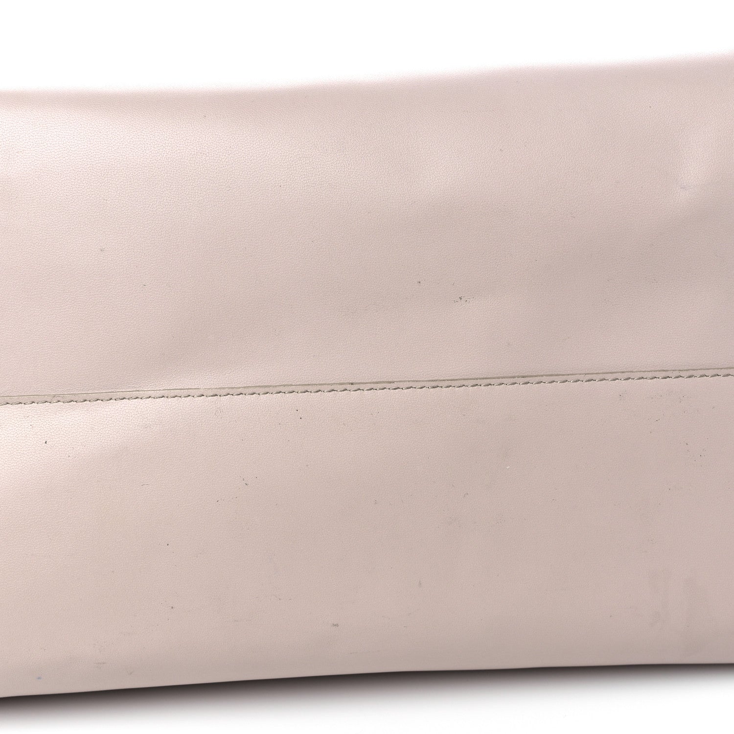 Fendi Vitello Ginevra Elaphe Monster Eyes Shopping Tote Grigio Polvere Naturale 15 of 19