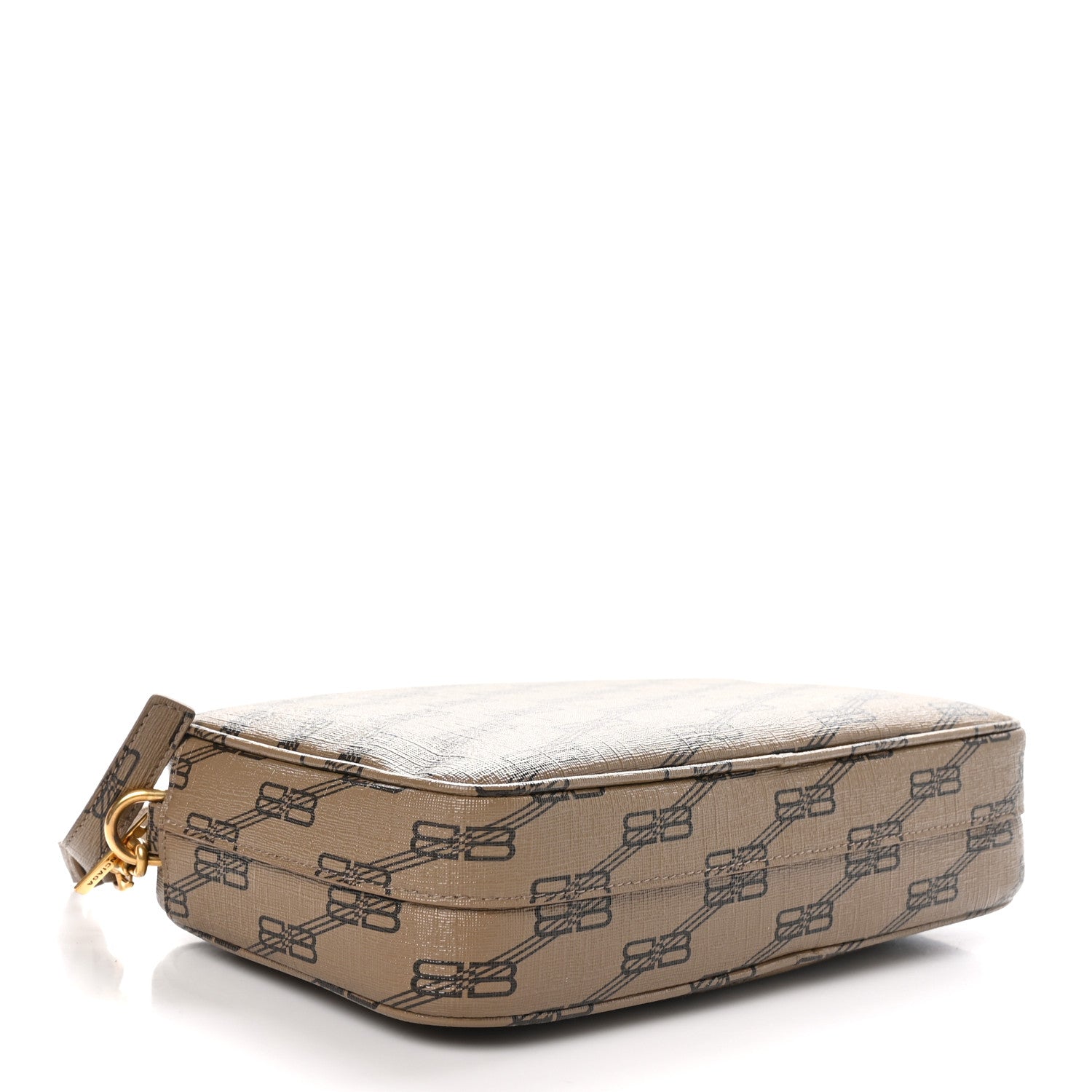 Balenciaga Coated Canvas BB Monogram Medium Signature Camera Bag Beige Brown 3 of 9
