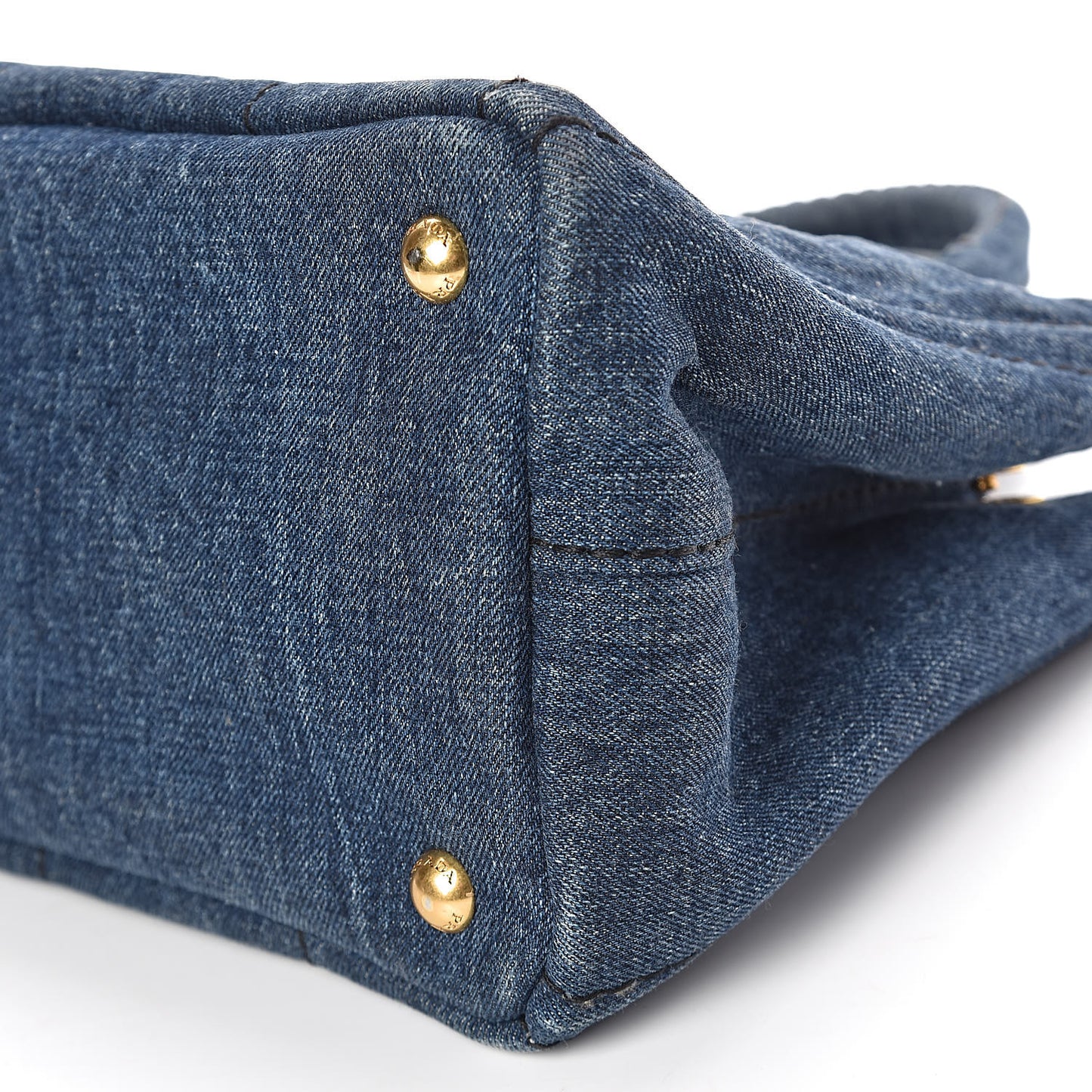 Denim Logo Tote Avio
