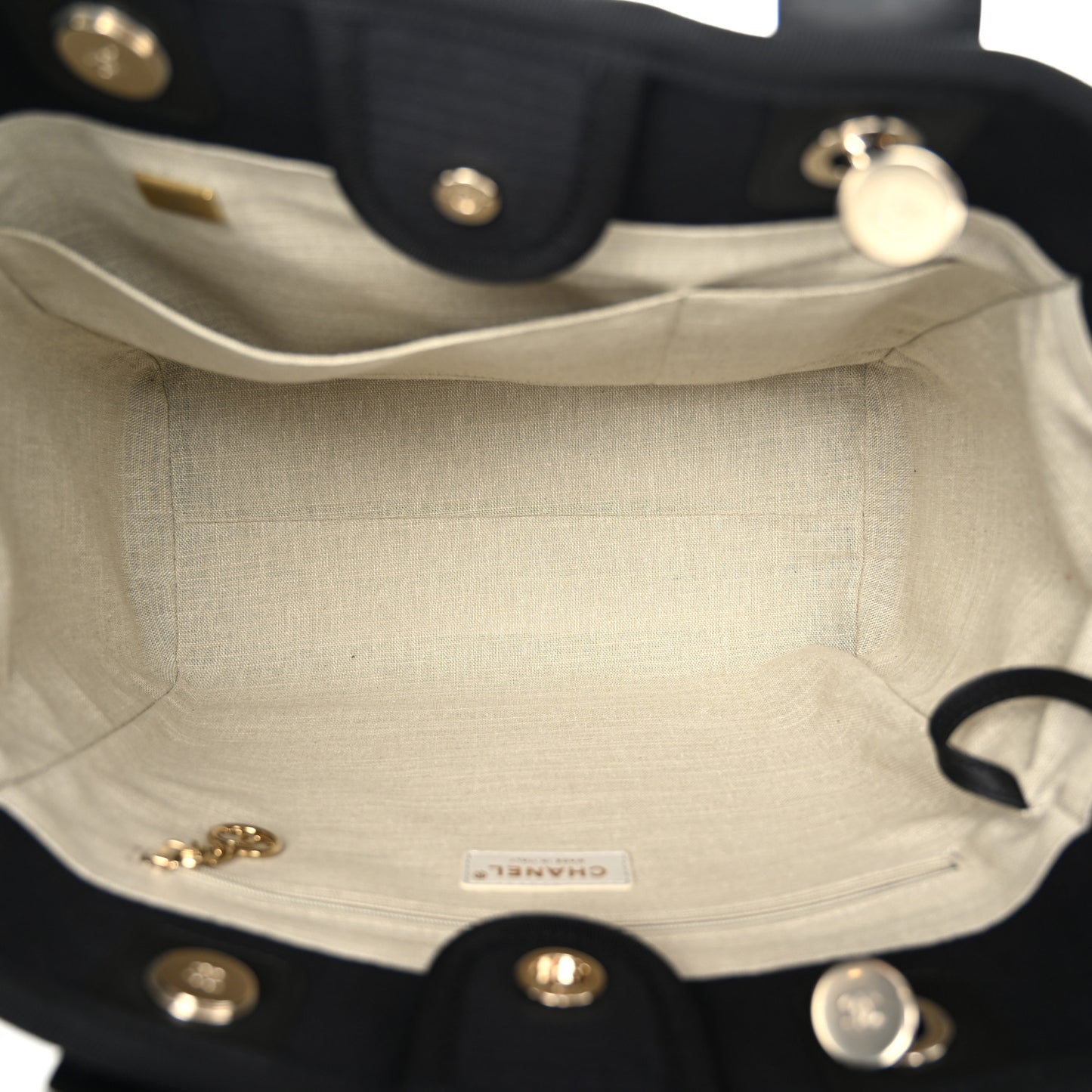 Mixed Fibers Small Deauville Tote Black