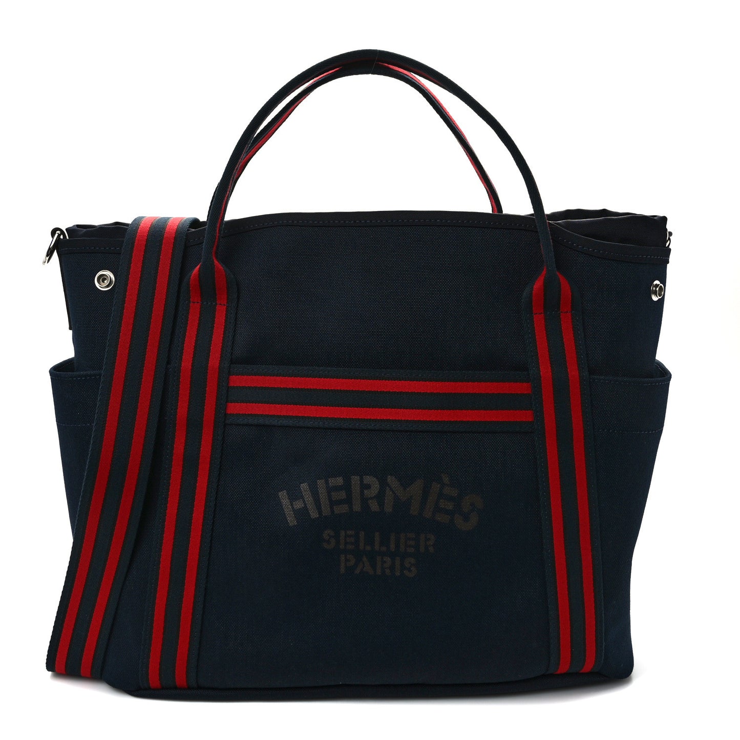 Toile Sac De Pansage Groom Bleu Marine Rouge