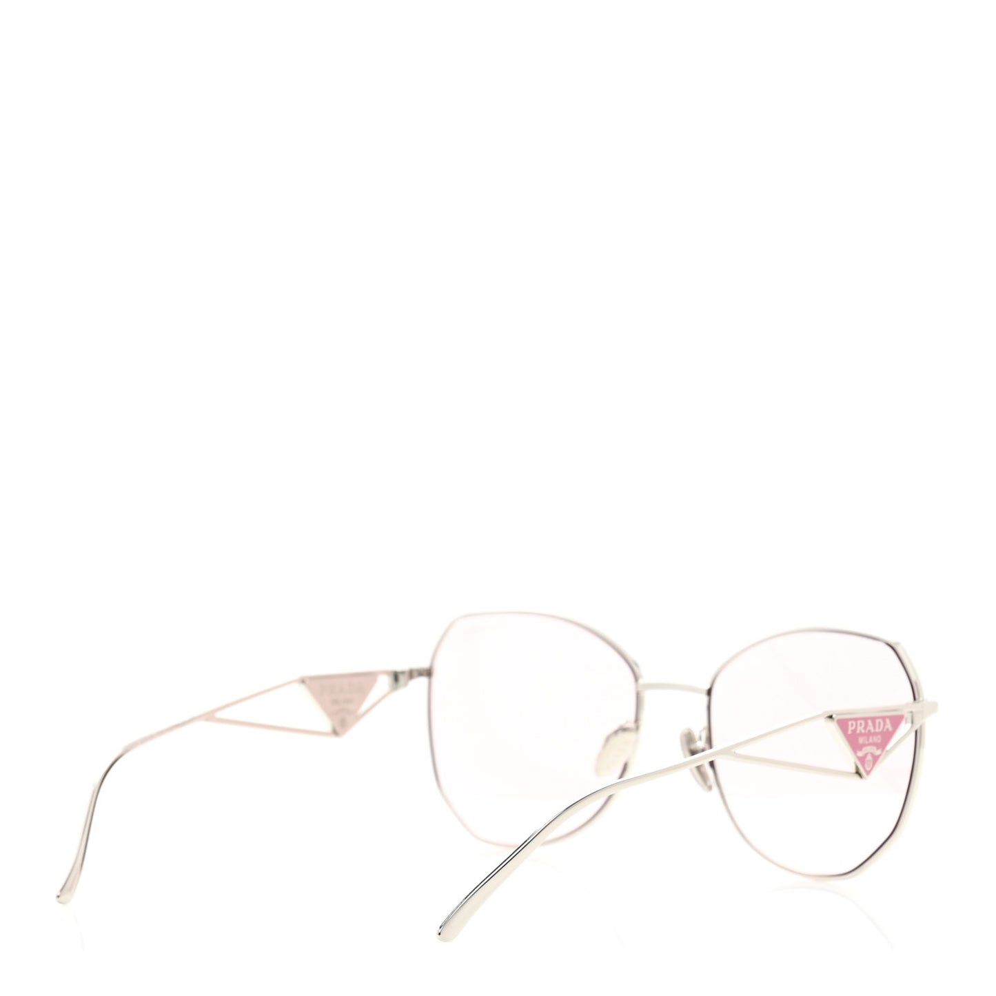 Metal Symbole Triangle Logo Sunglasses SPR57YS Pink