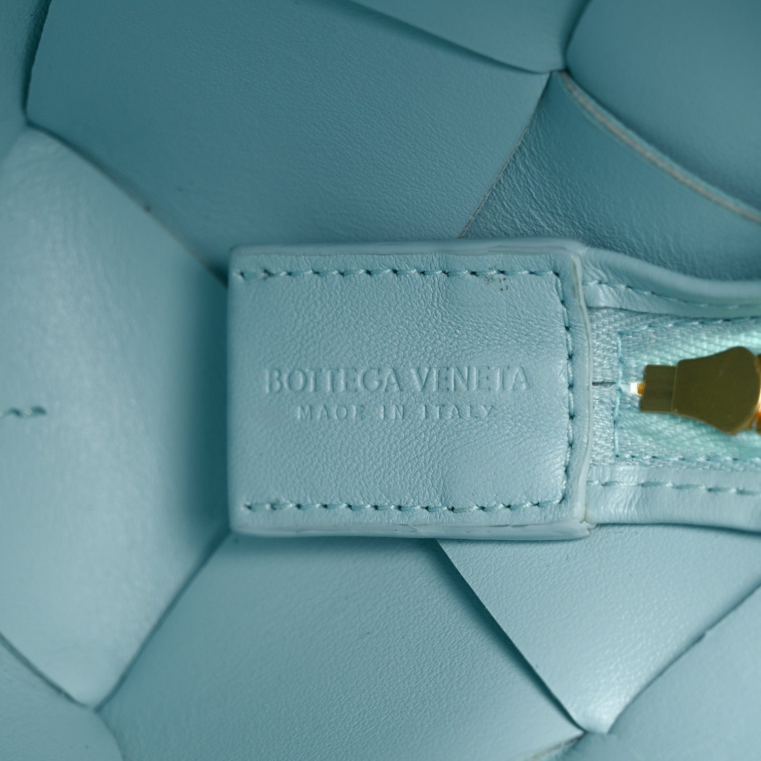 Bottega Veneta Maxi Intreccio Small Cassette Camera Bag Teal 6 of 11