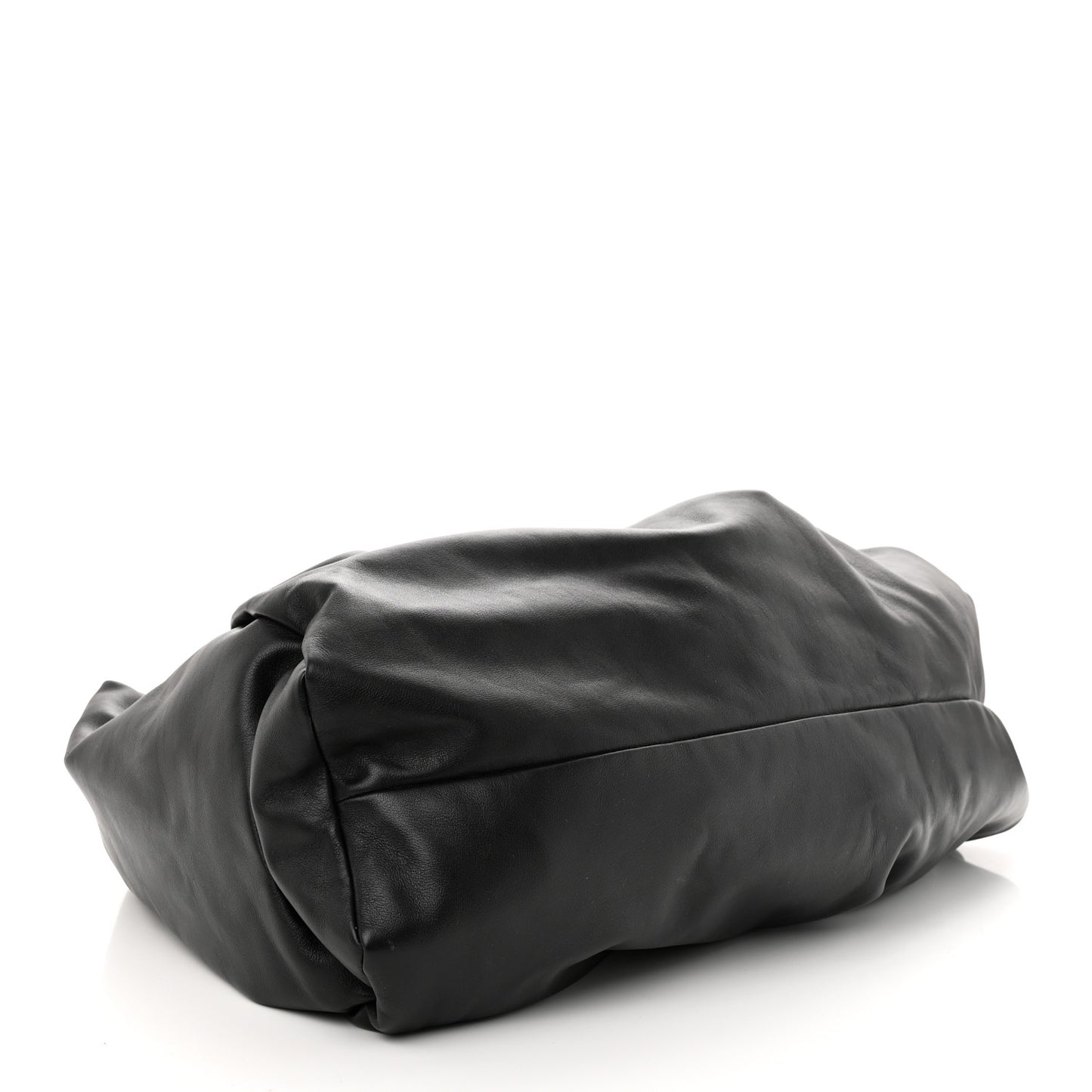 Smooth Butter Calfskin Large The Shoulder Pouch Black