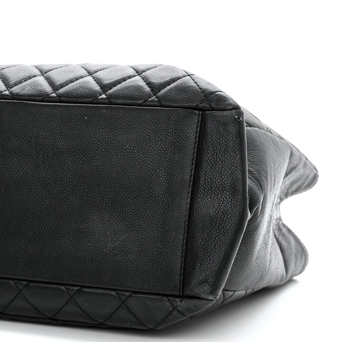Caviar Quilted Grand Shopping Tote GST Black