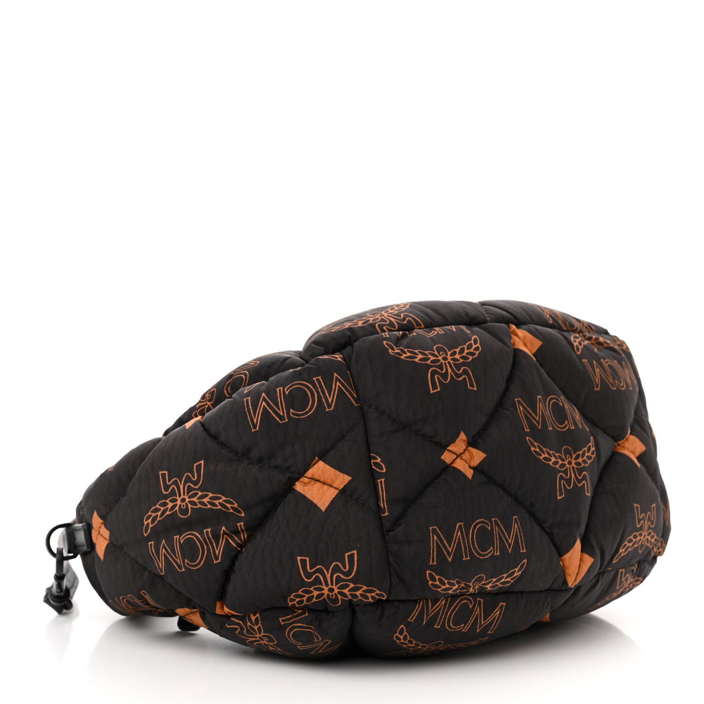 Maxi Visetos Nylon Quilted Mini Aren Hobo Black