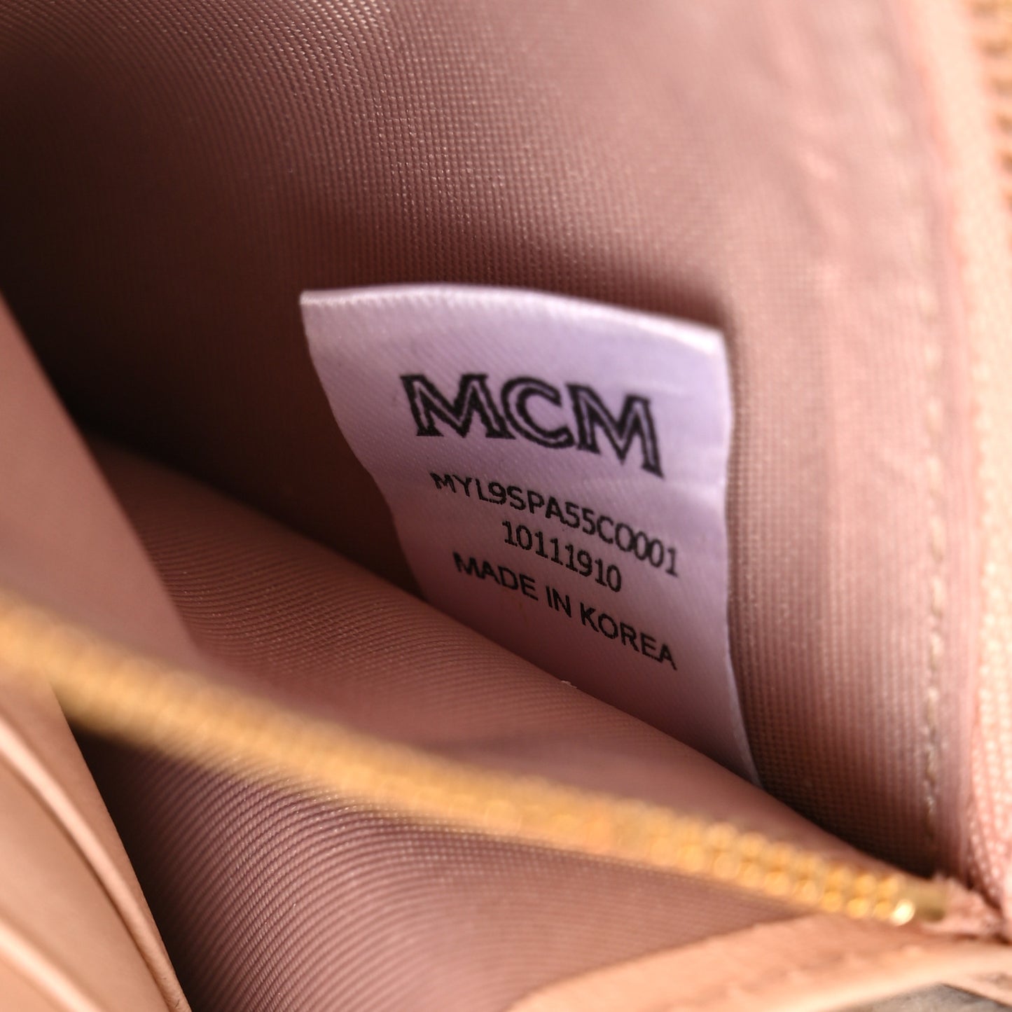 Calfskin Ottomar Large Patricia Wallet On Chain Cognac