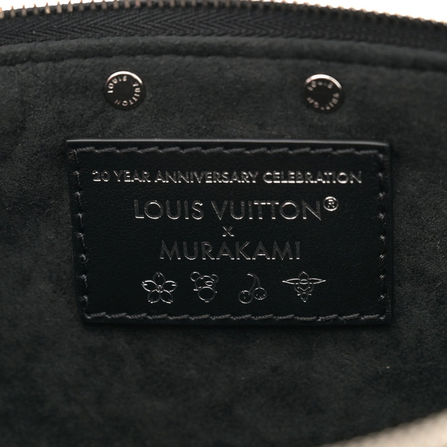 LV X TM Monogram Multicolor Pochette Accessories Black