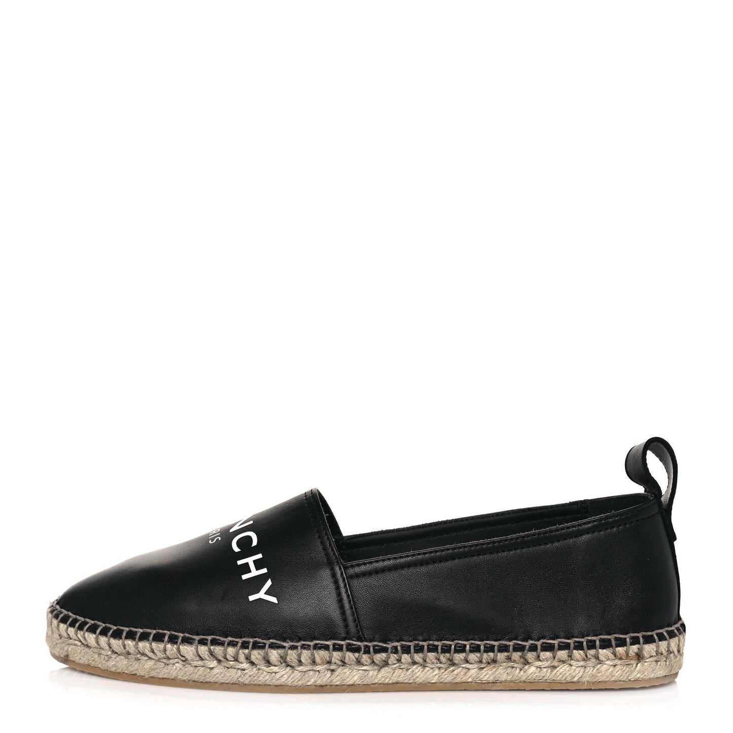 Lambskin Logo Espadrilles 41 Black