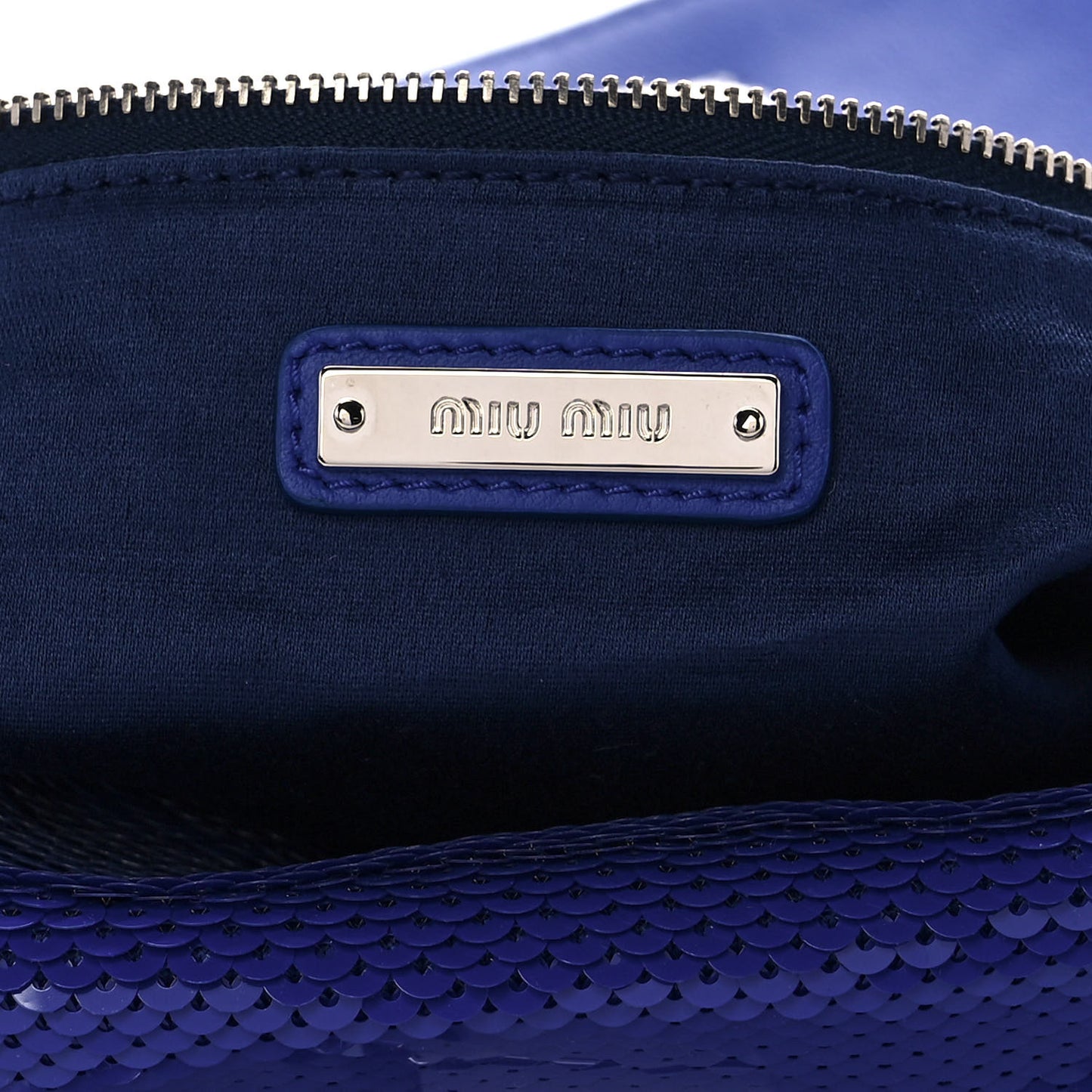 Paillettes Crystal Sequin Flap Blue