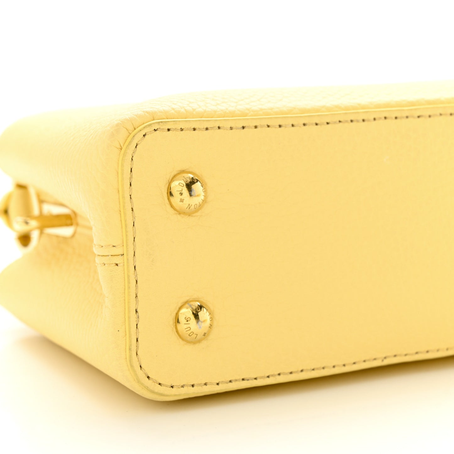 Taurillon Mini Capucines Jaune Plume